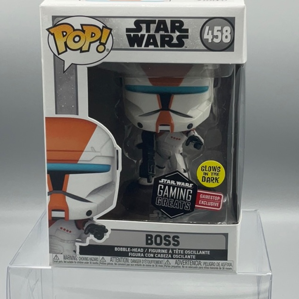458 Star Wars Boss Glow in The Dark GameStop Exclusive Funko Pop